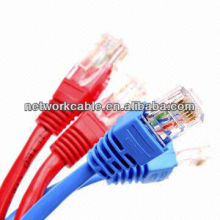 Cat 5 UTP Flachkabel mit PE oder PVC Isolierung und Kupfer oder CCA Leiter, 24 und 26AWG Durchmesser